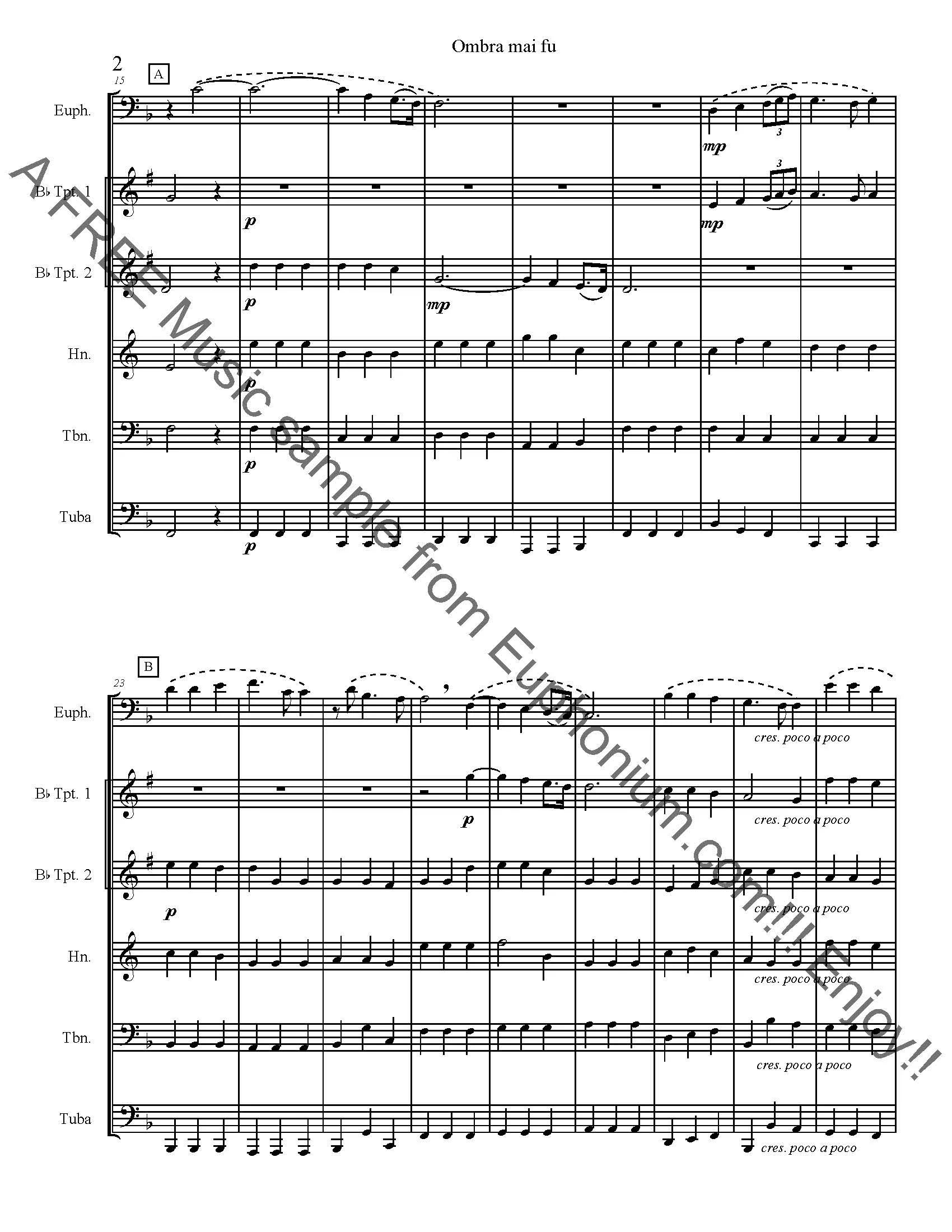 Handel - Xerxes for Solo and Quintet - Image 3