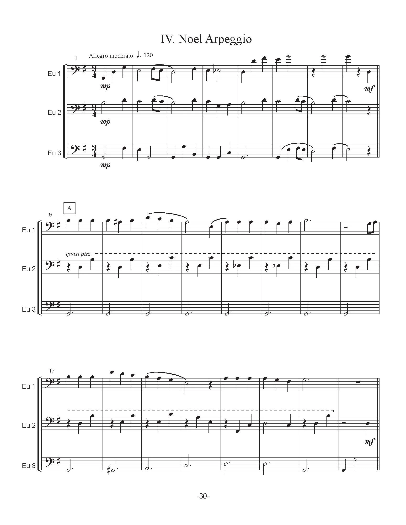 Isomura, Y. - The Four Seasons for Euphonium Trio - Image 8