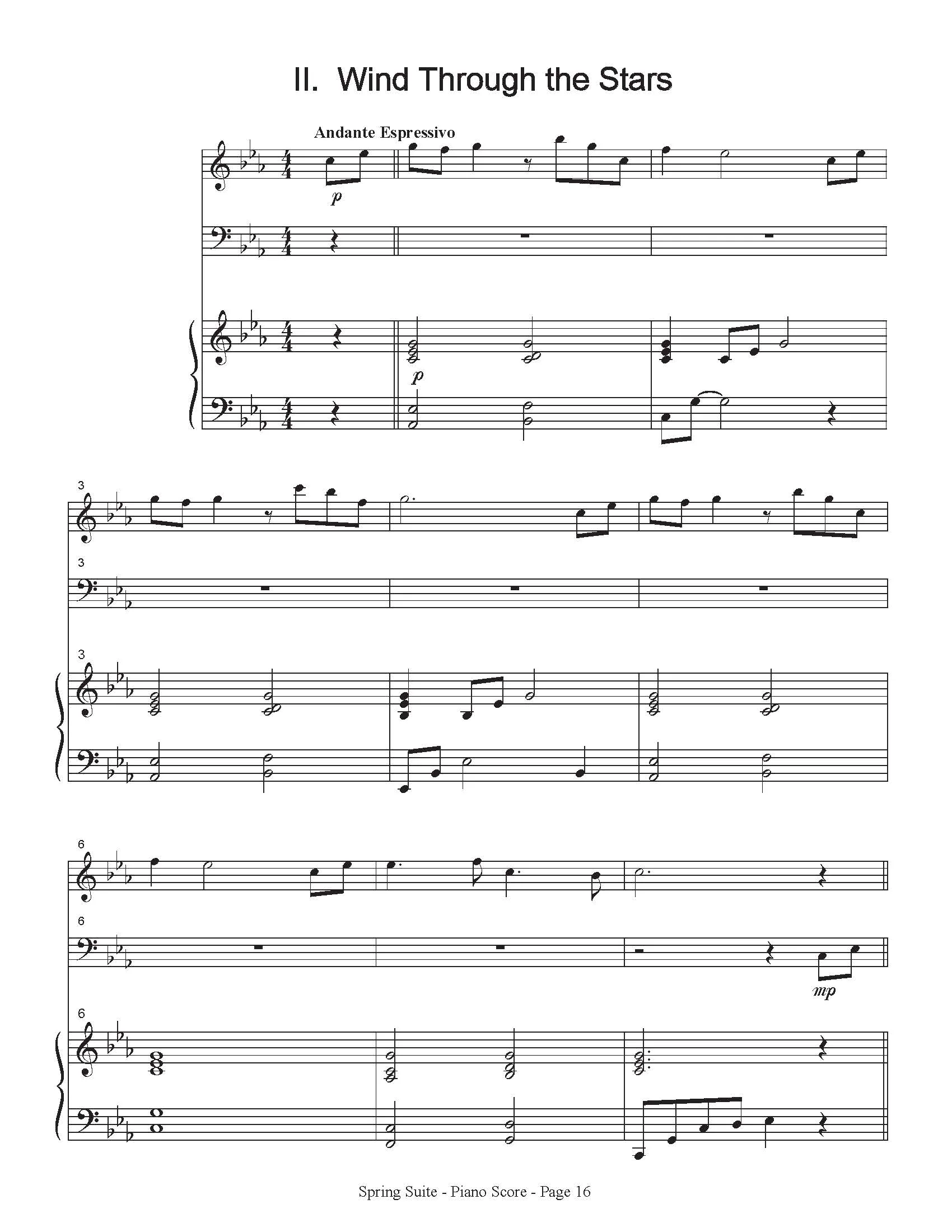 Isomura, Y. - The Spring Suite for Euphonium, Violin, and Piano - Image 5