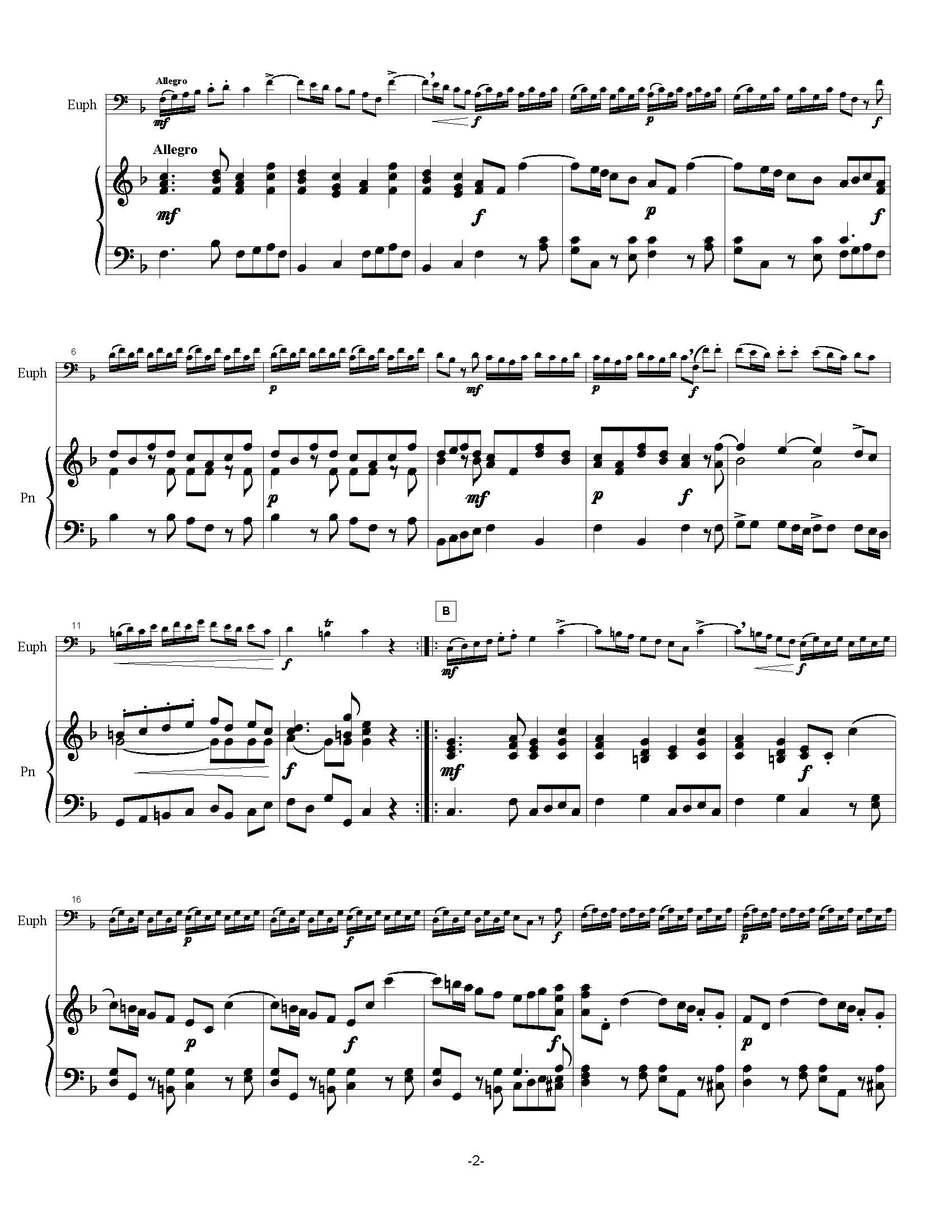 Marcello arr. Frey - Sonata in F Major - Image 3