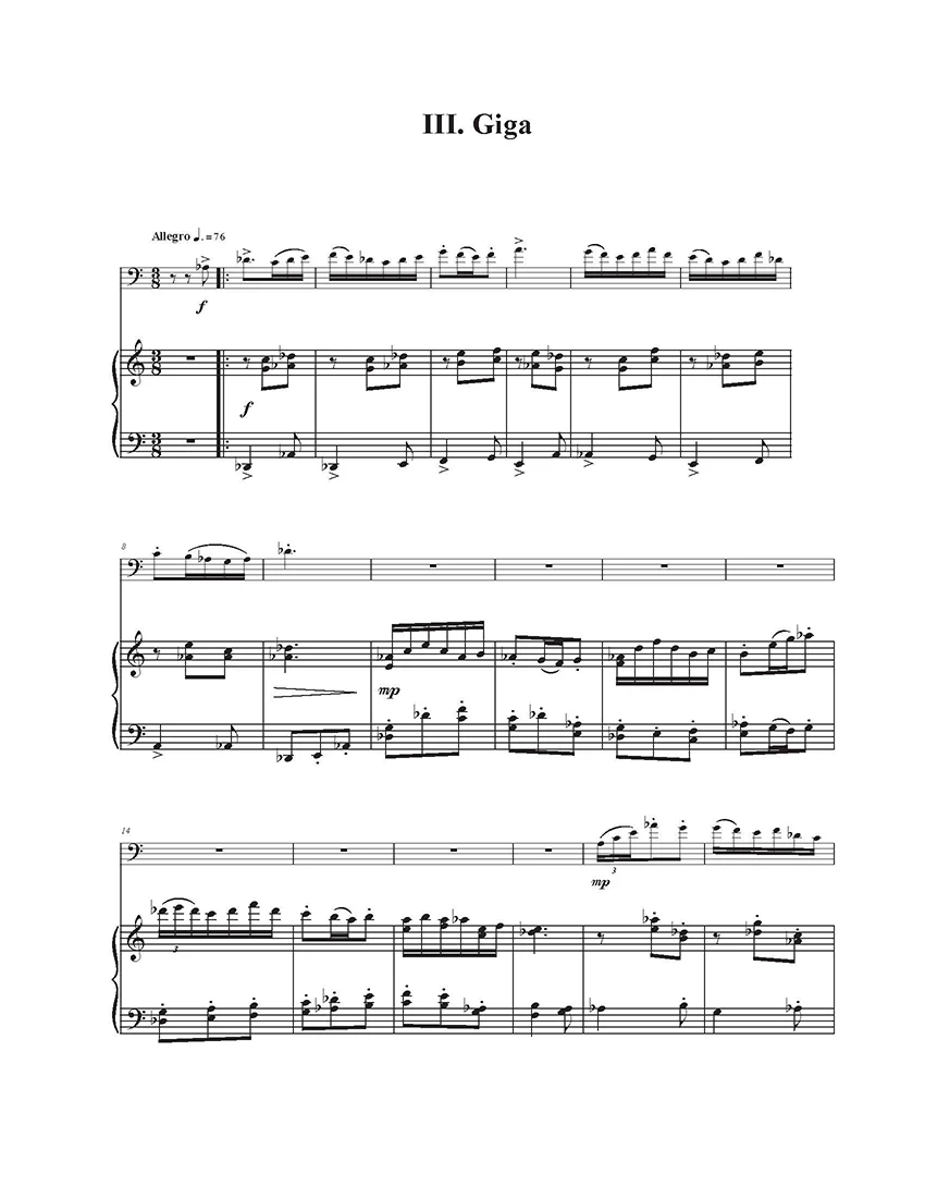 Nogueroles, Eduardo - Sonata for Euphonium and Piano - Image 4